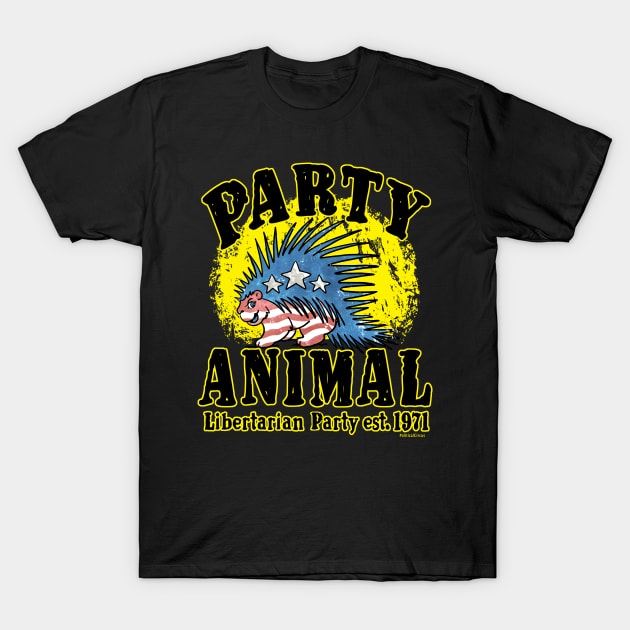 Libertarian Party Animal T-Shirt by WeaselPop